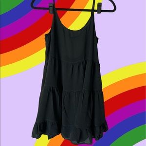 Brandy black strappy dress